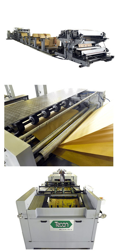 Berufs-Brown-Papiertüte, die Maschine für Kalk, Mörser, konkrete Taschen-Herstellung herstellt