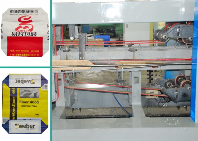 Servosystemsteuerungs-mehrschichtige Zement-Papiertüte, die Maschine mit Presse-Rolle herstellt