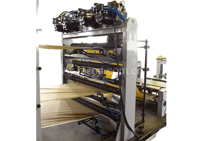 Hochgeschwindigkeitspapiersack-Tasche, die Farbkeramisches Rollen-Drucken der Maschinen-vier bildet
