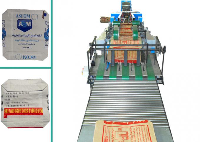 Die automatische Kraftpapier-Zement-Papiertüte, die Maschine, Tierfutter herstellt, sackt Fertigungsstraße ein