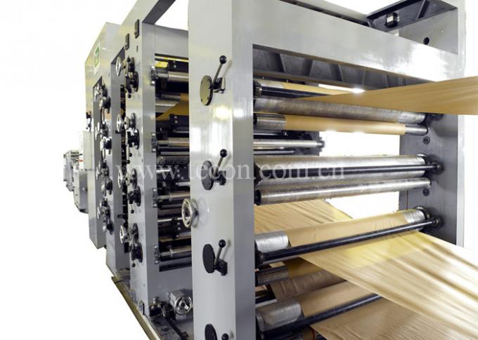 Volle automatische energiesparende Papiertüte, die Maschine mit Flexo-Drucken bildet
