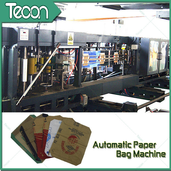 Flat Bottom Pasting Paper Bag Forming Machine Which Can Pack 50Kg Cement